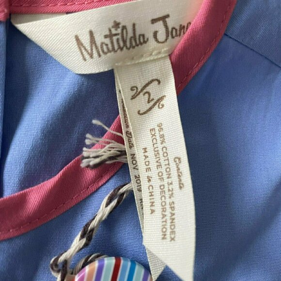 NWT Matilda Jane Blue Dot Dress - Picture 3 of 7